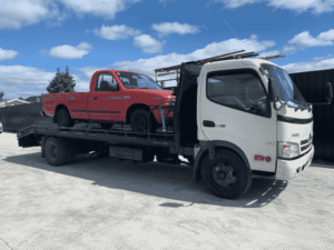 Car Removal NZ flatbed tow truck providing cash for cars in Hamilton Waikato