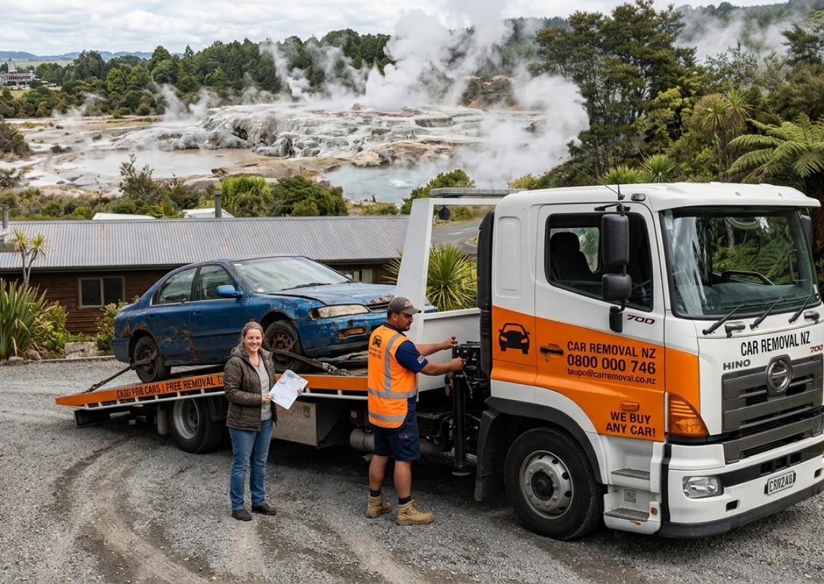 car removal rotorua Car Removal NZ tow truck providing free scrap car removal and cash for cars in Rotorua